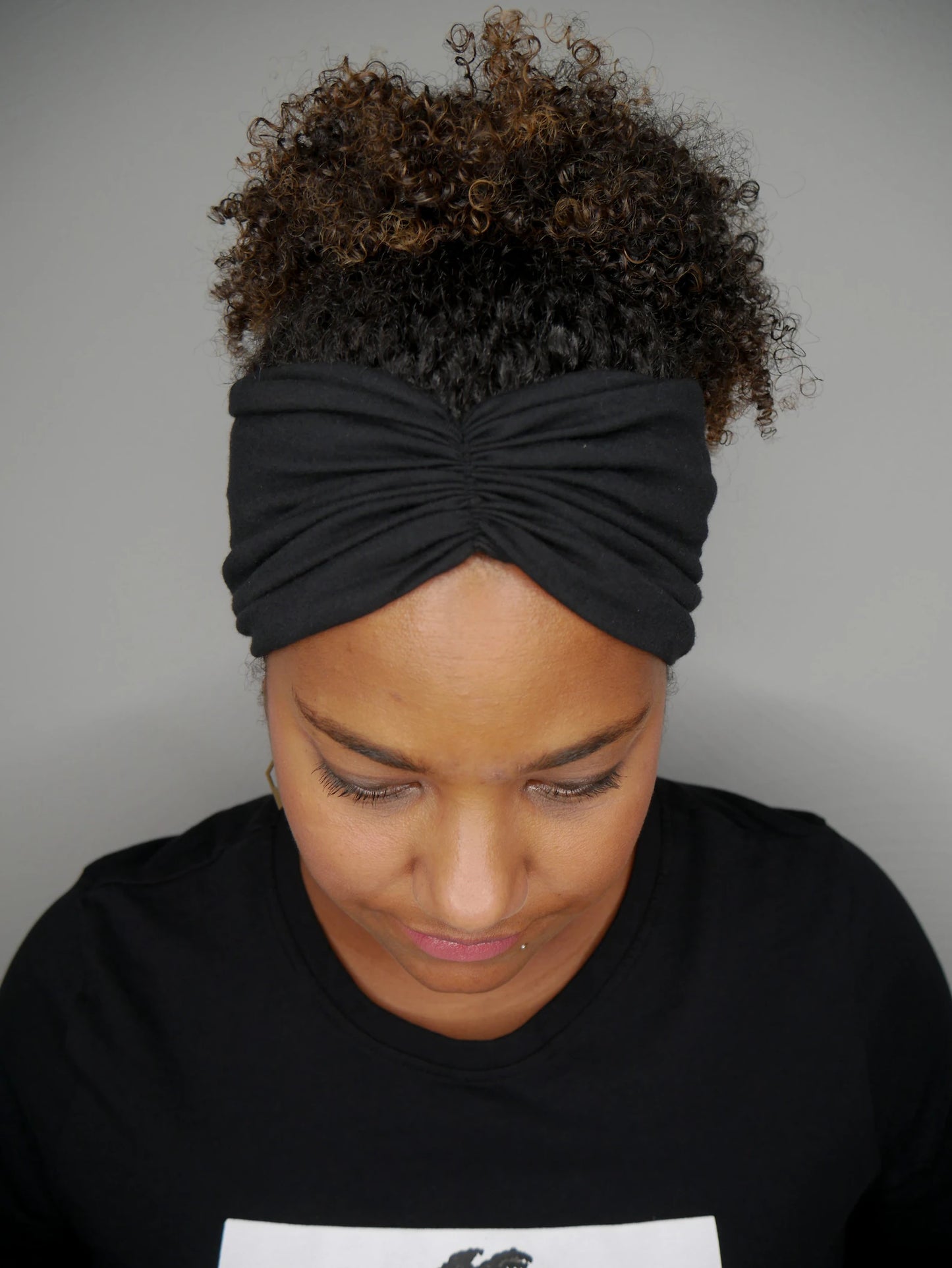 Haarband Raffina in schwarz